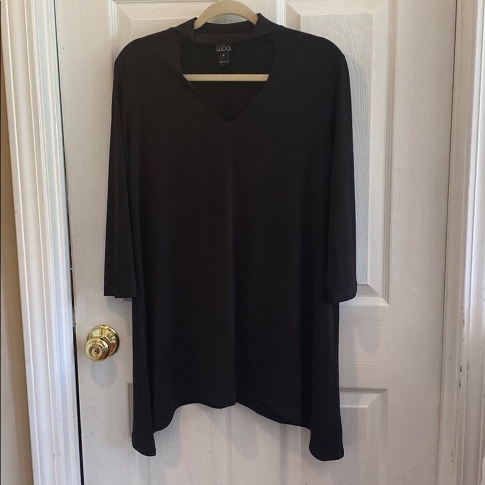 Clara Sun Woo M black tunic top